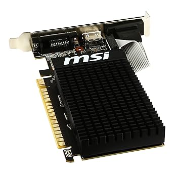 Amazon | MSI ファンレス・ロープロファイル対応 GeForce GT 710